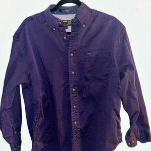 Alexander julian purple cotton button